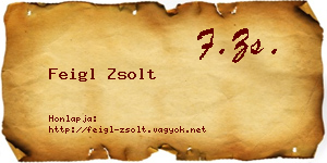 Feigl Zsolt névjegykártya